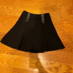 Skater Skirt with Leather details